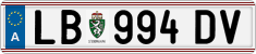 License plate of Austria, Regular plates