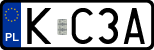 License plates of Poland, Regular car plates
