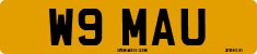 License plate of the United Kingdom, 1983 year system