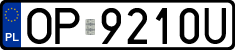 License plates of Poland, Regular car plates