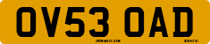 License plate of the United Kingdom, 2001 year system