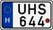 license plates of Hungary, Motorcycles (1990)