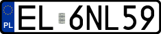 License plates of Poland, Regular car plates