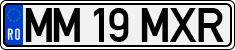 License plate of Romania, Regular plates
