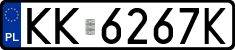 License plates of Poland, Regular car plates