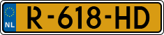 License plate of the Netherlands, Cars