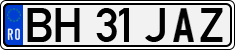 License plate of Romania, Regular plates