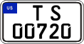 Federal license plates, US Army in Germany (temporary)