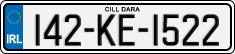 License plate of Ireland, Regular plates