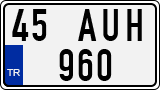 License plate of Turkey, Regular plates