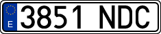 License plates of Spain, Ordinary (2000)