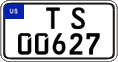 Federal license plates, US Army in Germany (temporary)