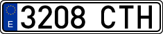 License plates of Spain, Ordinary (2000)