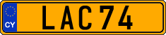 License plate of Cyprus, Regular plates