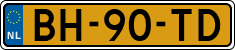 License plate of the Netherlands, Commercial Vehicles (1951-1994 system)