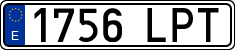 License plates of Spain, Ordinary (2000)