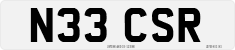 License plate of the United Kingdom, 1983 year system