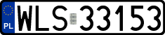License plates of Poland, Regular car plates