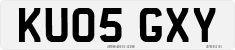 License plate of the United Kingdom, 2001 year system