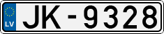 License plate of Latvia, Regular car plates