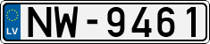 License plate of Latvia, Regular car plates
