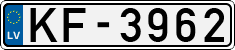 License plate of Latvia, Regular car plates