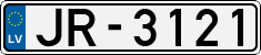 License plate of Latvia, Regular car plates