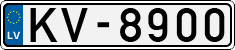 License plate of Latvia, Regular car plates