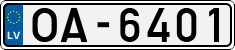 License plate of Latvia, Regular car plates