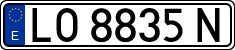 License plates of Spain, 1971 year series
