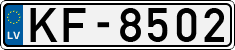 License plate of Latvia, Regular car plates