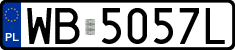 License plates of Poland, Regular car plates