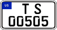 Federal license plates, US Army in Germany (temporary)