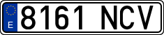 License plates of Spain, Ordinary (2000)