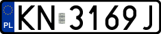 License plates of Poland, Regular car plates