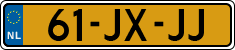 License plate of the Netherlands, Cars