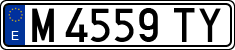 License plates of Spain, 1971 year series