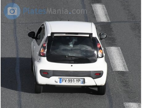 FV-991-YP, Peugeot 107