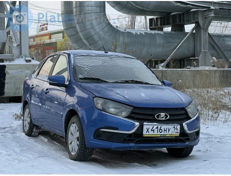 х416ну14, Lada (VAZ) Vesta