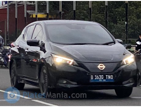 B 1630 TNO, Nissan Leaf