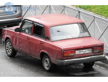 с391ар198, Lada (VAZ) 2107