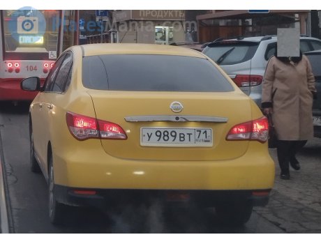 у989вт71, Nissan Almera