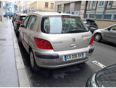 CA-006-BX, Peugeot 307