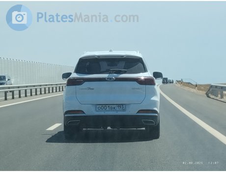 о001вк193, Chery (Chirey) Tiggo 7