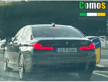 231-D-40189, BMW 5 Series