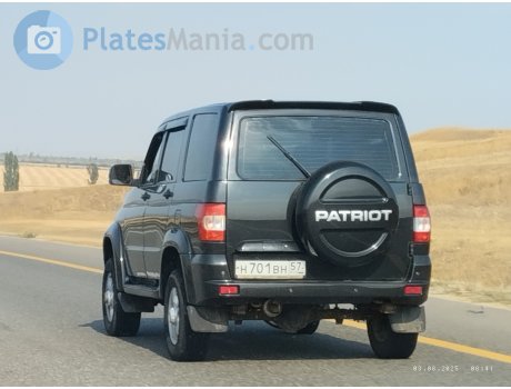 н701вн57, UAZ 3163 Patriot