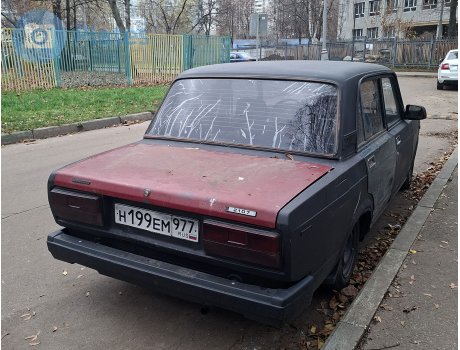 н199ем977, ВАЗ (Lada) 2107