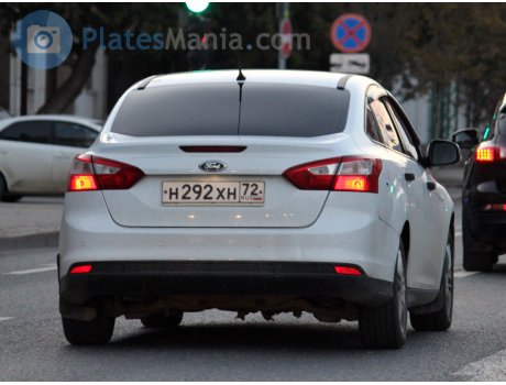 н292хн72, Ford Focus