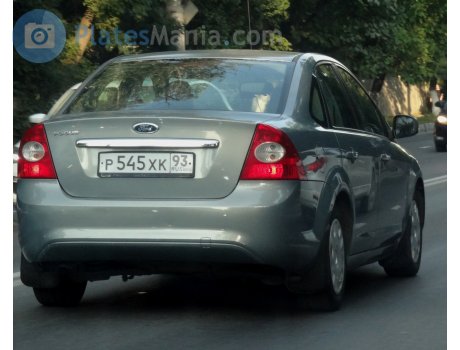 р545хк93, Ford Focus