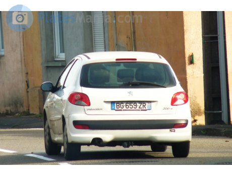 BG-659-ZR, Peugeot 206